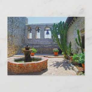 Uppdrag San Juan Capistrano Courtyard Vykort