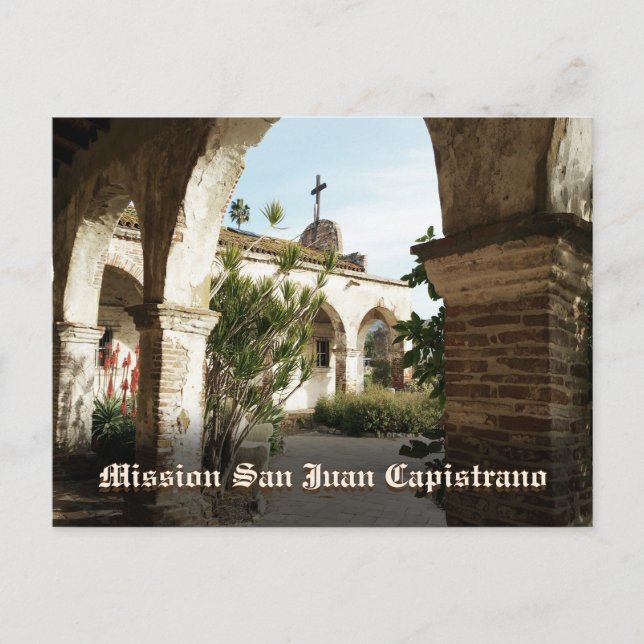 Uppdrag San Juan Capistrano Vykort (Framsida)