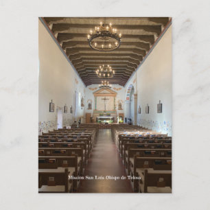 Uppdrag San Luis Obispo de Tolosa, Färg Vykort