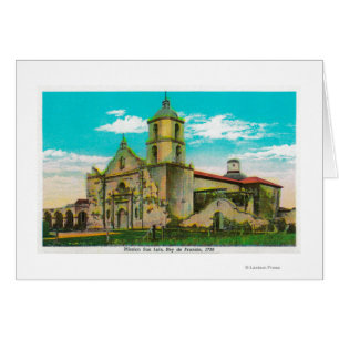 Uppdrag San Luis, Rey de FranciaOceanside, CA Hälsningskort