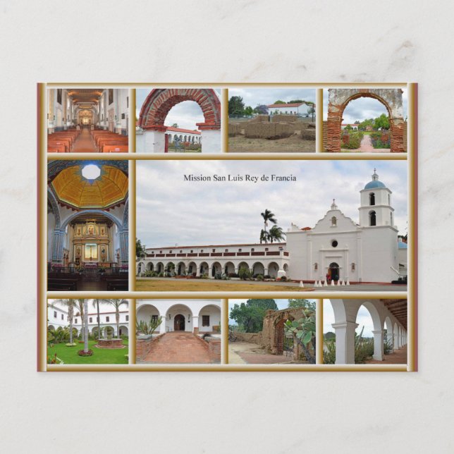 Uppdrag San Luis Rey Vykort (Framsida)