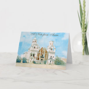 Uppdrag San Xavier del Bac Anteckningskort