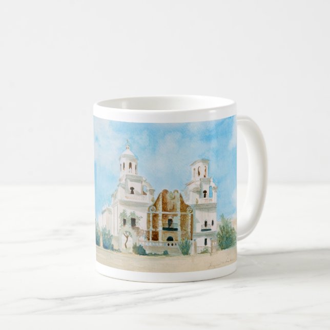 Uppdrag San Xavier del Bac Kaffemugg (Framsida höger)