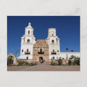 Uppdrag San Xavier Del Bac, Tucson AZ Vykort