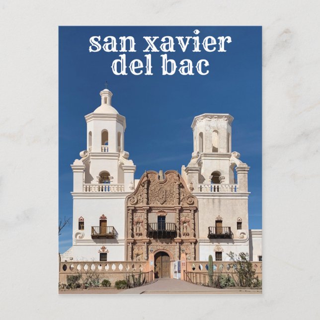 Uppdrag San Xavier del Bac Vykort (Framsida)