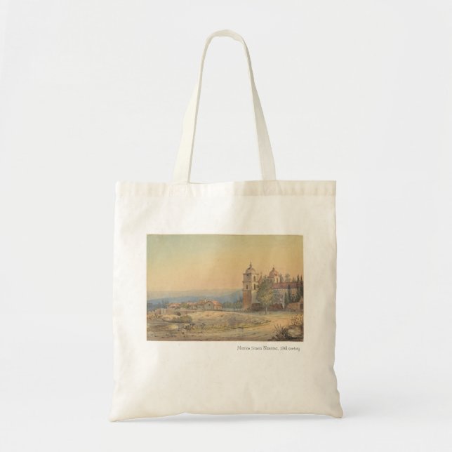 Uppdrag Santa Barbara, 1800-talets Tote Bag Tygkasse (Framsidan)