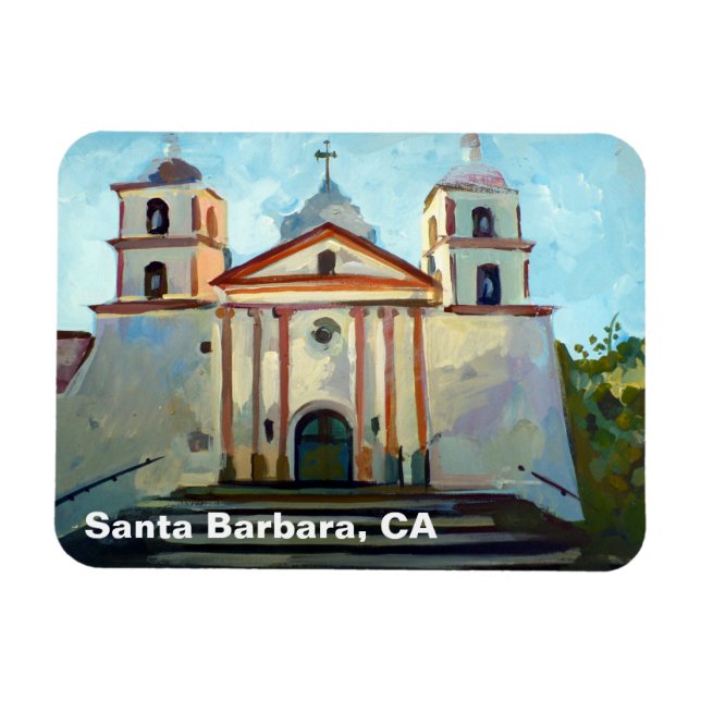 Uppdrag Santa Barbara, CA, USA Magnet (Horisontell)