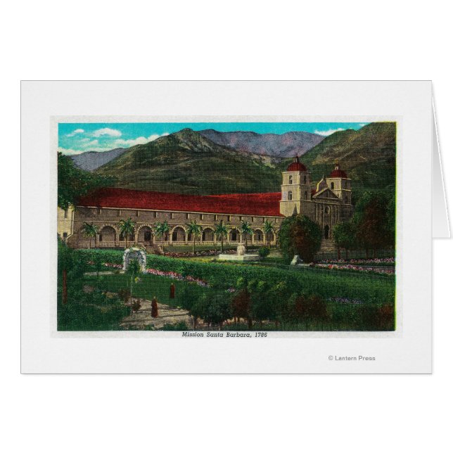 Uppdrag Santa Barbara Hälsningskort (Framsidan Horizontal)