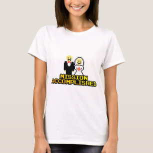 "Uppdrag slutförd" Giftermål (8 bitar) Tee