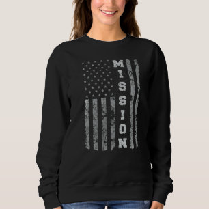 Uppdrag Texas American Flagga T Shirt