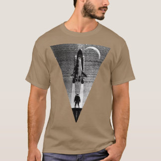 Uppdrag till Måne Astronaut Spaceman Space Space S T Shirt