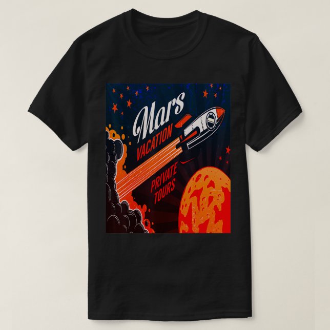 Uppdrag vaccinering mot Mars Gift Idea T Shirt (Design framsida)