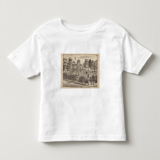 Uppehåll av Genl HH Baxter i Rutland Vermont T-shirt (Framsida)