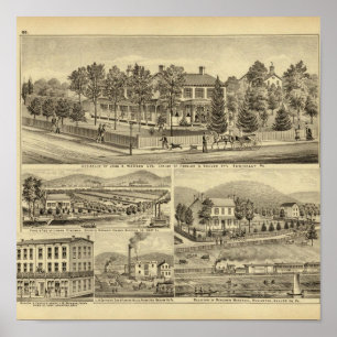 Uppehåll av John en Warden Sewickley Poster