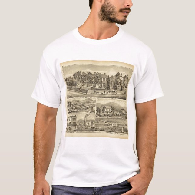 Uppehåll av John en Warden Sewickley T-shirt (Framsida)