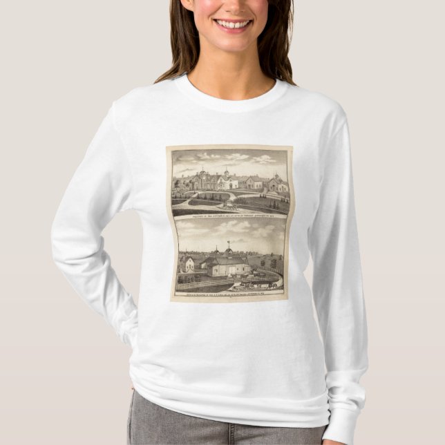 Uppehåll, ladugård & outbuildings av AR Earle Tee Shirt (Framsida)