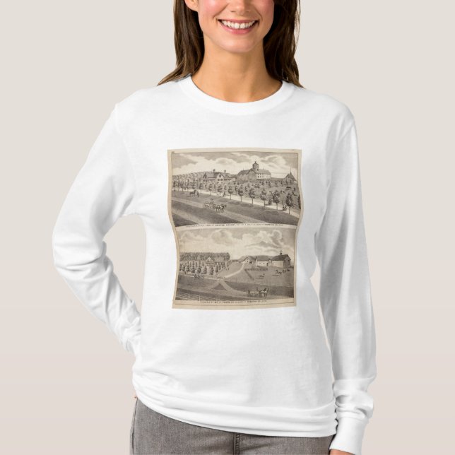Uppehåll och lantgård, Minnesota T-shirt (Framsida)