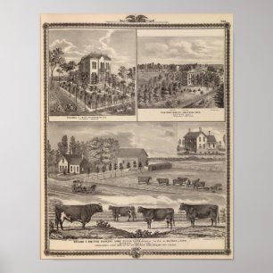 Uppehåll och western högskola i Marshalltown Poster