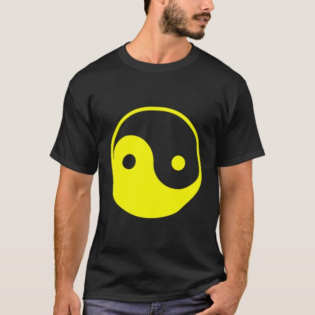 Uppehåll, symbol, dag och natt tee (Framsida)