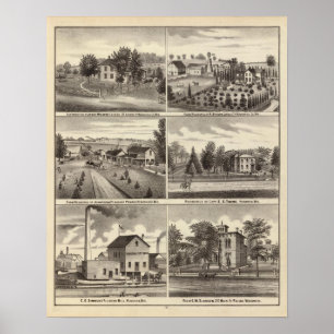 Uppehåll-, Waukesha & Kenosha län Poster
