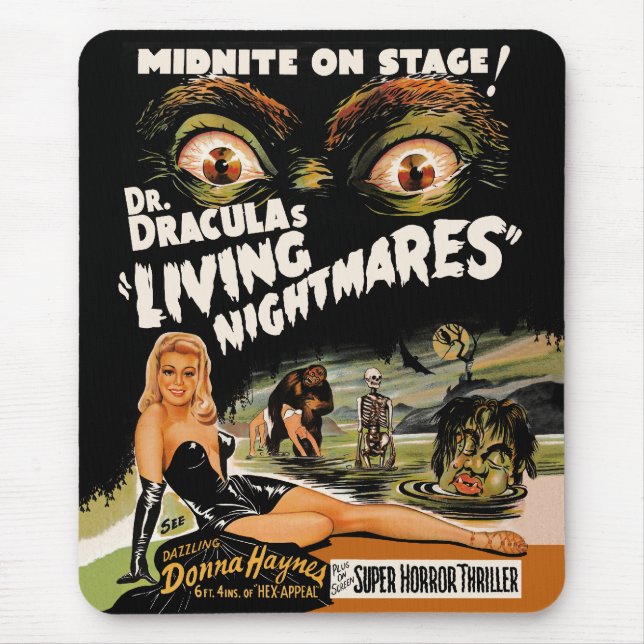 Uppehälle Mardröm Mousepad för Dr Draculas Musmatta (Framsidan)