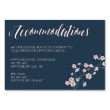 Uppehållskort för Romantisk Rosa Blommigt Bröllop