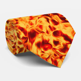 Uppeldad – djärv flammeffekt slips