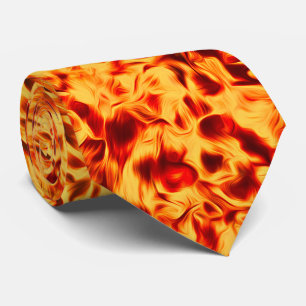 Uppeldad – djärv flammeffekt slips