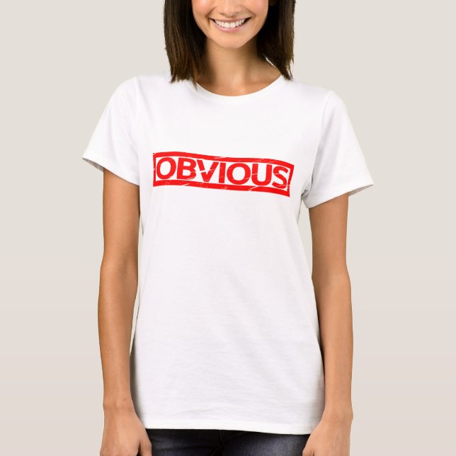 Uppenbar Frimärke T Shirt (Framsida)
