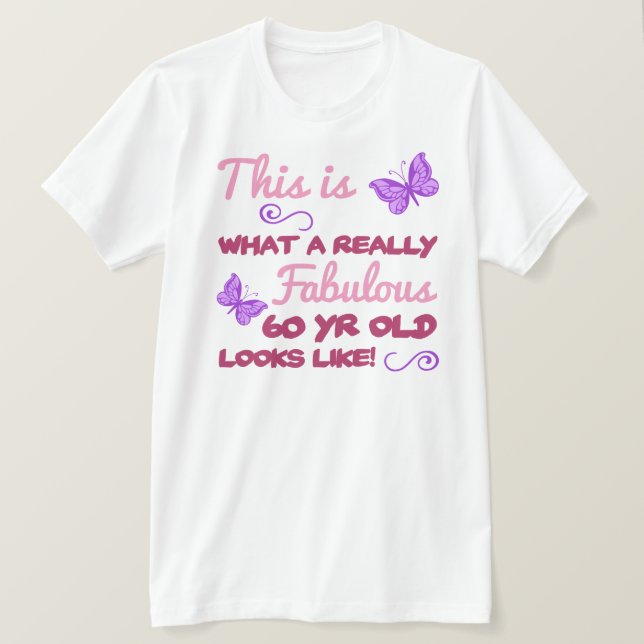 Uppenbara 60-årsdagen tee (Design framsida)