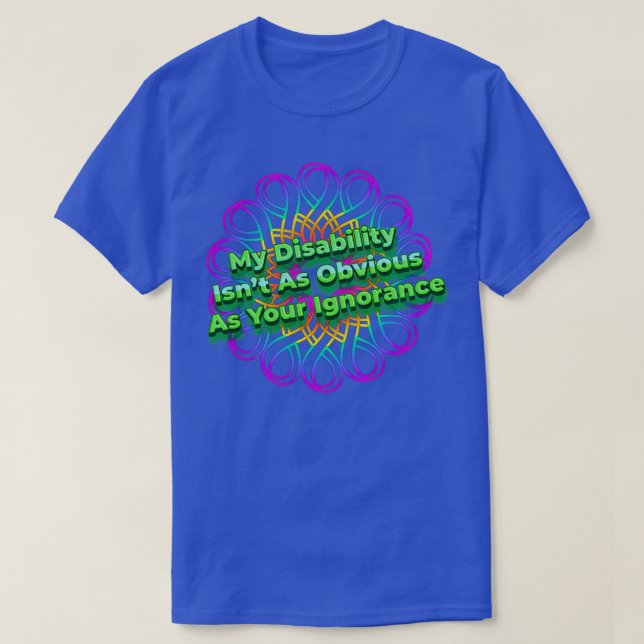 Uppenbara funktionshinder 4 t shirt (Design framsida)