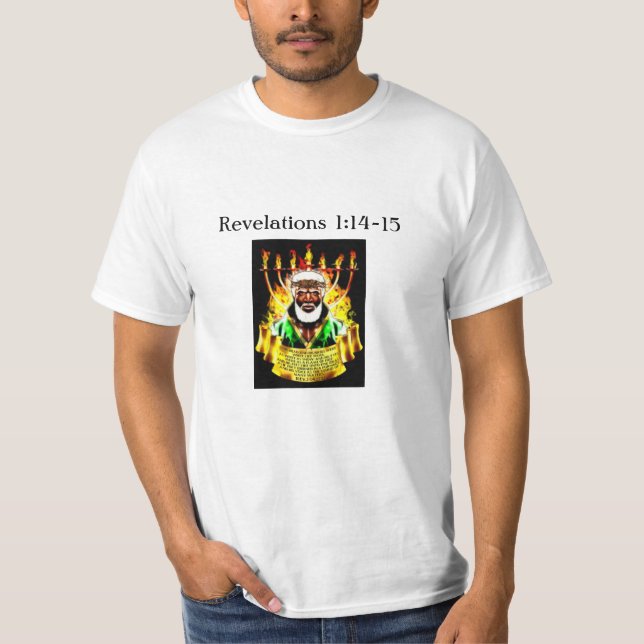 Uppenbarelse1:14 - 15 (2) t-shirt (Framsida)