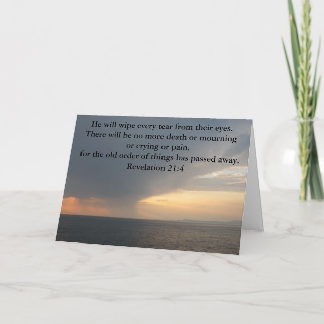 Uppenbarelse21:4 Kort (Framsida)