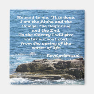 Uppenbarelse21:6 Magnet