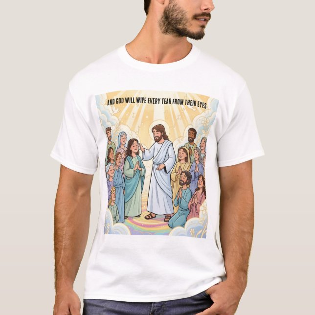 Uppenbarelseboken 7:17 t shirt (Framsida)
