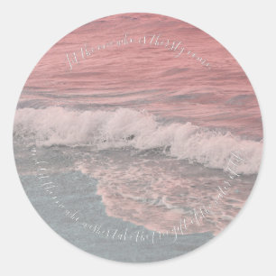 Uppenbarhetstecken 22:17 runt klistermärke