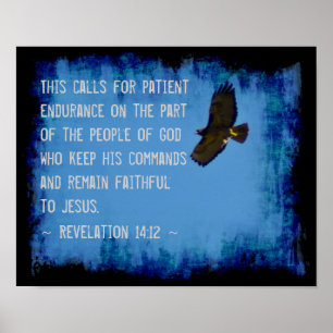 Uppenbarligen 14:12 poster