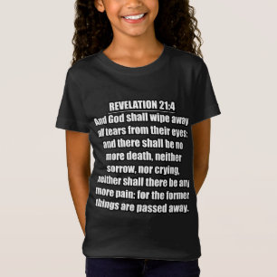 Uppenbarligen 21:4 KJV bibelverse T Shirt