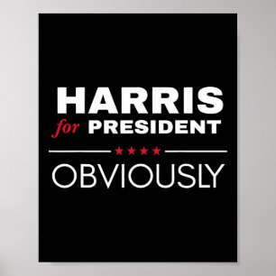 Uppenbarligen en omröstning för 2024 års president poster