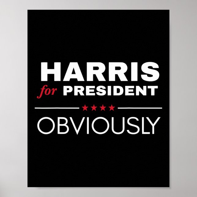 Uppenbarligen en omröstning för 2024 års president poster (Framsidan)