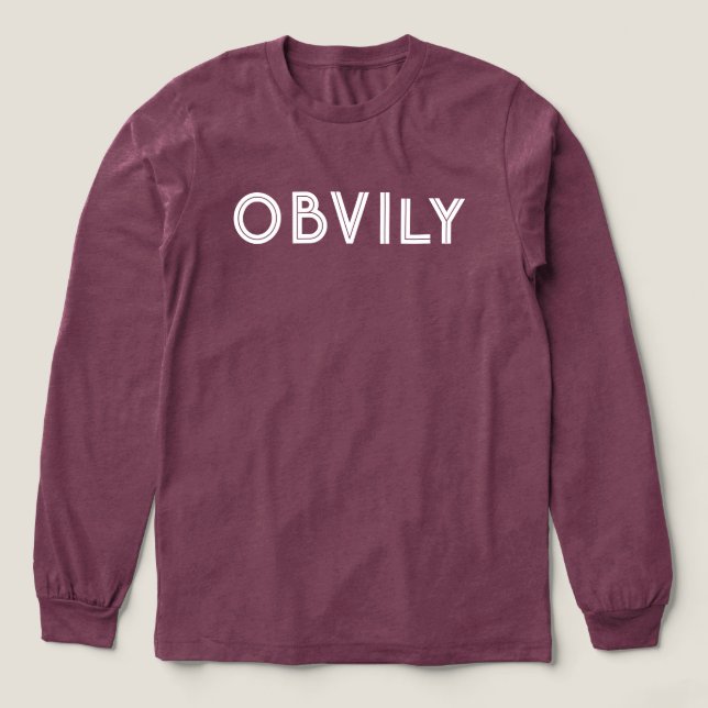 Uppenbarligen OBVIly Tröja (Design framsida)