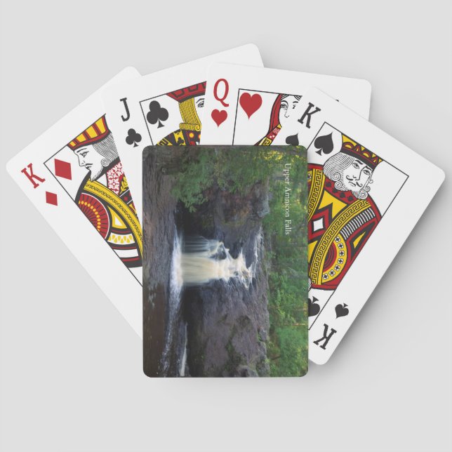 Upper Amnicon Falls-kort Casinokort (Baksidan)