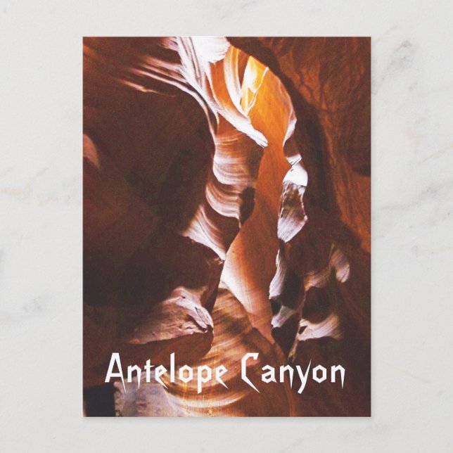 Upper Antelope Canyon, Slot Canyon-vykort Vykort (Framsida)