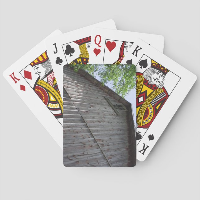 Upper Barn-fönstrets spelkort (Baksidan)