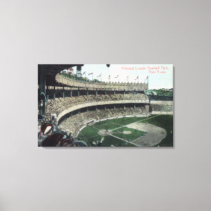 Upper Bleacher View of Nat'l League Baseball Par Canvastryck