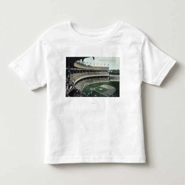 Upper Bleacher View of Nat'l League Baseball Par T Shirt (Framsida)