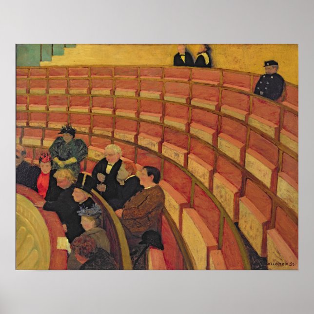 Upper Circle på teatern du Chatelet Poster (Framsidan)
