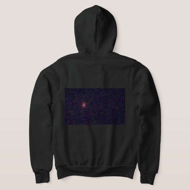 Upper Dimension of Universes Women's Zip-Up Hoodie T Shirt (Laydown Baksida)