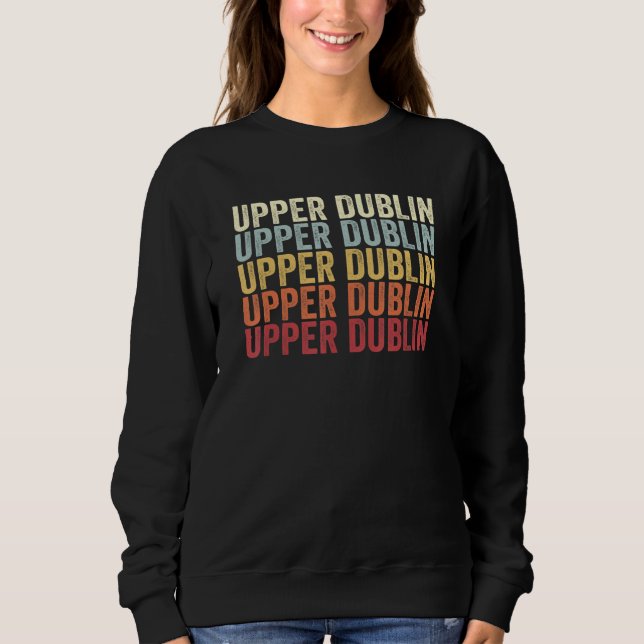 Upper Dublin Pennsylvania Upper Dublin PA Retro Vi T Shirt (Framsida)
