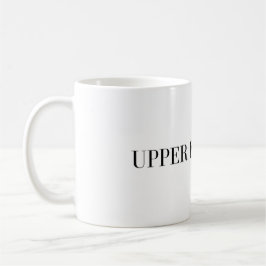 Upper East Side-mugg | NYC Manhattan-typografi Kaffemugg